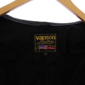 Supreme VANSON 17SS Leather Star Jacket