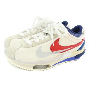 NIKE sacai Zoom Cortez White and University Red