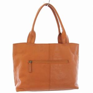 Dakota トートバッグ ハンドバッグ 型押し レザー ロゴ 茶 ブラウン /TK