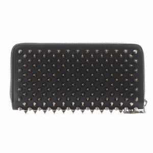 Christian Louboutin パネトーネ スパイクスタッズ 長財布 ブラック 1175099
