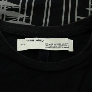Off-White Tシャツ カットソー 半袖 ロゴ コットン M 黒 ブラック /AN37