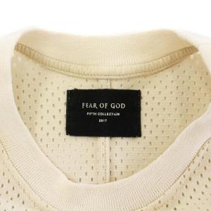 Fear of God FearofGod フィアーオブゴッド MESH OVERSIZED TEE メッシュ オーバーサイズ Tシャツ カットソー 半袖 S ベージュ