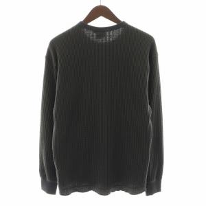 THE NORTH FACE Warm Waffle Crew ウォームワッフルクルー Tシャツ カットソー 長袖 XL カーキ NT62032