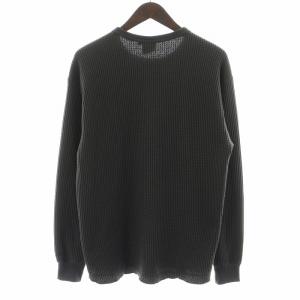 THE NORTH FACE Warm Waffle Crew ウォームワッフルクルー Tシャツ カットソー 長袖 XL カーキ NT62032