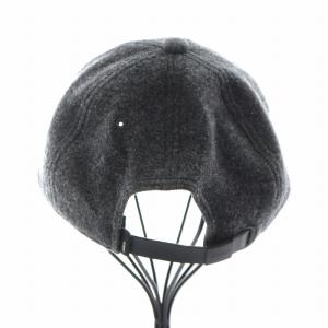 WTAPS キャップ 帽子 ロゴ刺繍 ウール 00 グレー