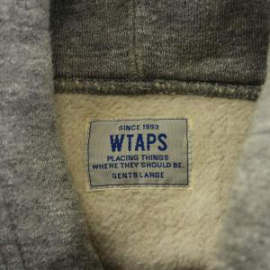 WTAPS DESIGN HOODY パーカー プルオーバー ロゴ L グレー