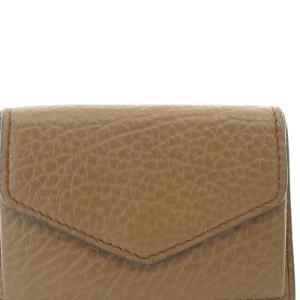 Maison Margiela 11 四つタグ 三つ折り財布 レザー ブラウン