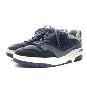 New Balance BB550BNB BEAMS別注 クレージーパターン スニーカー US9 ネイビー