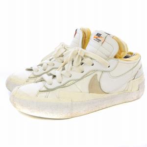 NIKE SACAI Blazer Low White Patent Leather