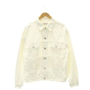 バックロゴ デニムジャケット 34 ホワイト
