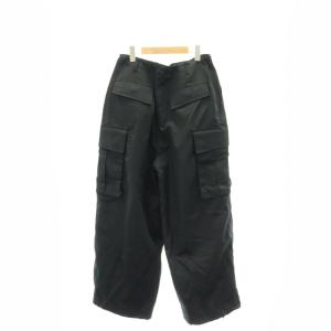 Needles String Fatigue Pant パンツ ワイド ドロスト S 黒 ブラック 0T218 OS