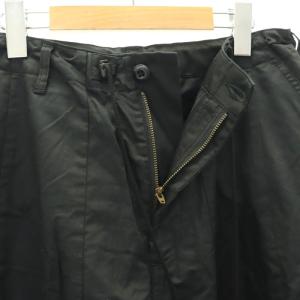 Needles String Fatigue Pant パンツ ワイド ドロスト S 黒 ブラック 0T218 OS