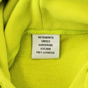 VETEMENTS CARTOON HOODIE プルオーバー M イエロー