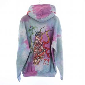 Ed Hardy 81 HOODIE プルオーバー パーカー タイダイ柄 裏起毛