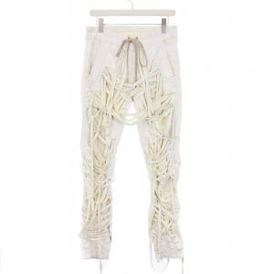 22SS THOMAS JOGGER メガレースコーティングジョガーパンツ 46 ホワイトワックス