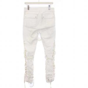 Rick Owens 22SS THOMAS JOGGER メガレースコーティングジョガーパンツ 46 ホワイトワックス
