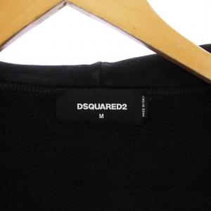 DSQUARED2 Cool Fit ジップアップパーカー M ブラック S74HG0062