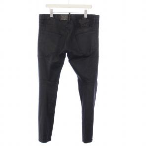 DSQUARED2 TIDY BIKER JEAN バイカージーンズ デニムパンツ ボタンフライ 52 XL 黒 ブラック S71LB1093