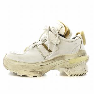 ローカットスニーカー シューズ レザー 40 25.0cm 白 ホワイト /AN6