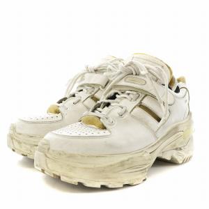 Maison Margiela ローカットスニーカー シューズ レザー 40 25.0cm 白 ホワイト /AN6