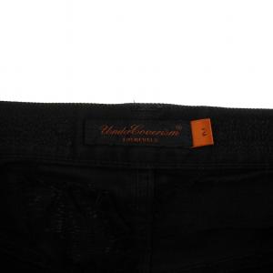 UNDERCOVER FOR REBELS 05AW 85デニムパンツ クラッシュ加工 リペア加工 2 ブラック