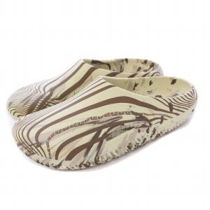 23SS crocs クロックス マーブル ロゴ メロウ クロッグ サンダル US12 30cm ベージュ