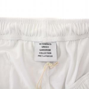 VETEMENTS Limited Edition Shorts White ショートパンツ イージー ロゴ L 白 ホワイト