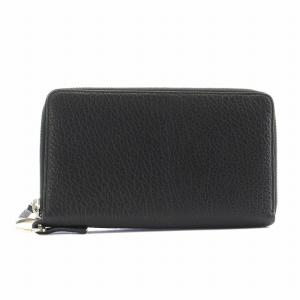 ⭐️ 極美品 メゾン マルジェラ ラウンドファスナー 長財布 ブラック 鑑定済 Maison Margiela メゾンマルジェラ ラウンドファスナー長財布