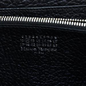 Maison Margiela 11 長財布 ラウンドファスナー レザー ブラック