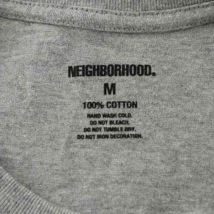 NEIGHBORHOOD Tシャツ カットソー 半袖 ロゴ M グレー /AN37