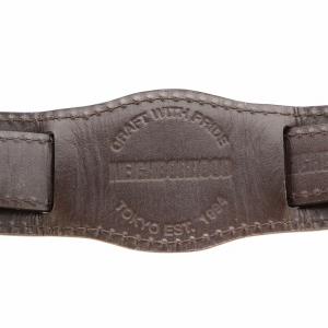 NEIGHBORHOOD 23SS LEATHER EMB WATCH BAND キャメル