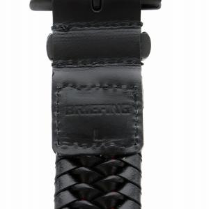 BRIEFING GOLF ゴルフ FIREMAN BUCKLE MESH BELT ファイヤーマンバックル メッシュベルト レザー 黒 ブラック