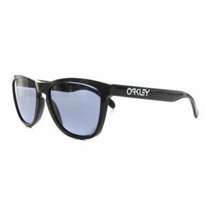 OAKLEY FROGSKINS フロッグスキン サングラス 5517 黒 ブラック 青 ブルー 24-306