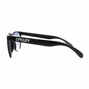 OAKLEY FROGSKINS フロッグスキン サングラス 5517 黒 ブラック 青 ブルー 24-306