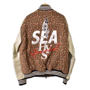 HYSTERIC GLAMOUR WIND AND SEA 20AW スタジャン レオパード M ブラウン
