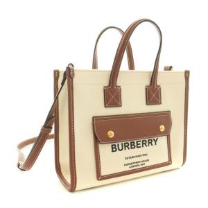BURBERRY small freya tote バッグ 白