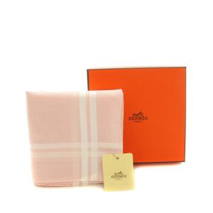 パリ PARIS ハンカチ ハンカチーフ ロゴ コットン タグ 保存箱付き ピンク 白 ホワイト