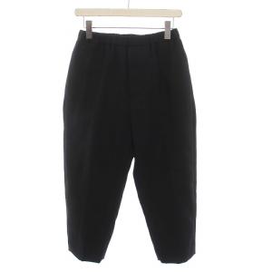 20AW クロップドパンツ ウール 44 ブラック