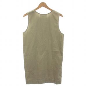 JIL SANDER ノースリーブ シャツ カットソー コットン 44 S グレージュ /YM AA