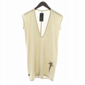 × champion チャンピオン タンクトップ 星 スター XS ベージュ /AN12