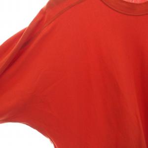 HOMME PLISSE ISSEY MIYAKE Tシャツ カットソー ロンT 長袖 コットン 2 M オレンジ /YM AA