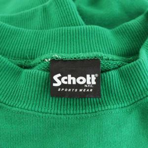 Schott CREW SWEAT PIN-UP クルー スウェット ピンナップ トレーナー M 緑 グリーン 782-3132004