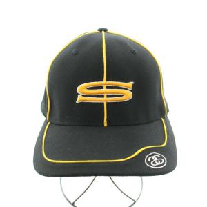 STUSSY 80’s オールドステューシー OLD STUSSY キャップ 帽子 野球帽 ナイロン Sロゴ 刺繍 S-M