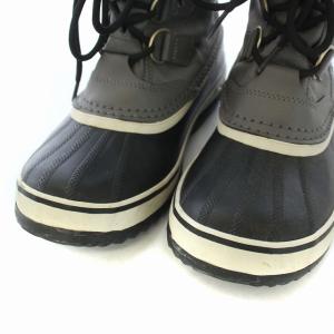 SOREL WINTER CARNIVAL スノーブーツ ミドルブーツ USA6 23cm GRY グレー NL1495-035