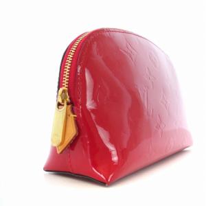 LOUIS VUITTON ポシェット ポーチ ヴェルニ スリーズ レッド M90172