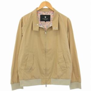 ハリントンジャケット ブルゾン ジップアップ 春アウター L ベージュ 51F59-559-42