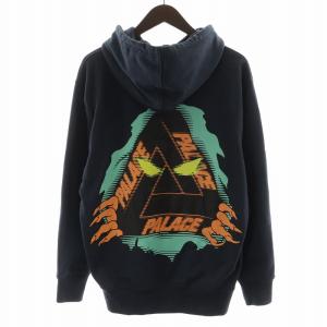 PALACE Skateboards スケートボード TRI- RIPPER HOOD パーカー プルオーバー ロゴ M 紺 ネイビー