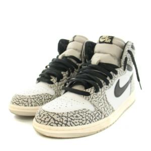 NIKE Air Jordan 1 High OGホワイトセメント/サファリ 