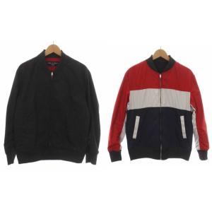 COMME des GARCONS HOMME AD2019 20SS リバーシブル ウール ボンバージャケット S ネイビー