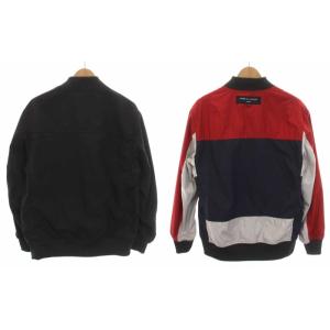 COMME des GARCONS HOMME AD2019 20SS リバーシブル ウール ボンバージャケット S ネイビー